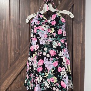 Floral Halter Dress